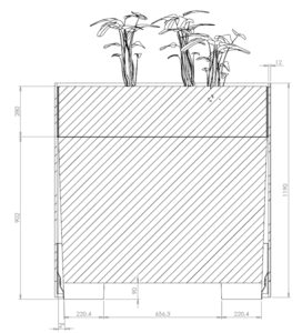 PLAN jardinière anti-intrusion #3