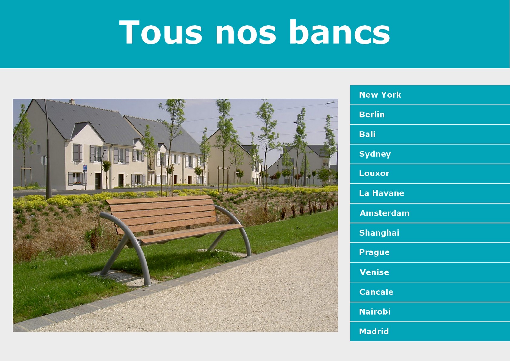 Tous nos bancs